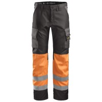 Snickers 3833 Hi-Vis Work Trousers Class 1